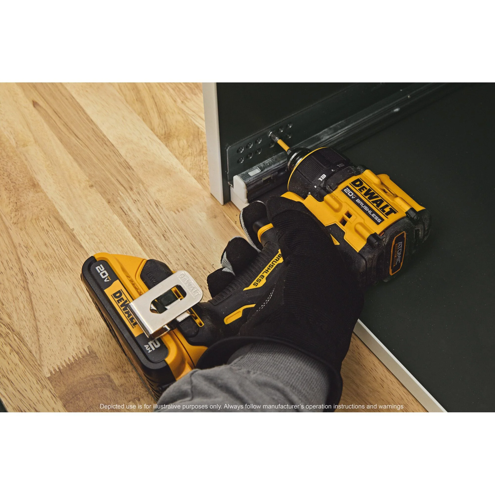 DEWALT DCD803B, ATOMIC™ 20V MAX* Brushless Cordless Multi-Head Drill/Driver (Tool Only) - Image 8
