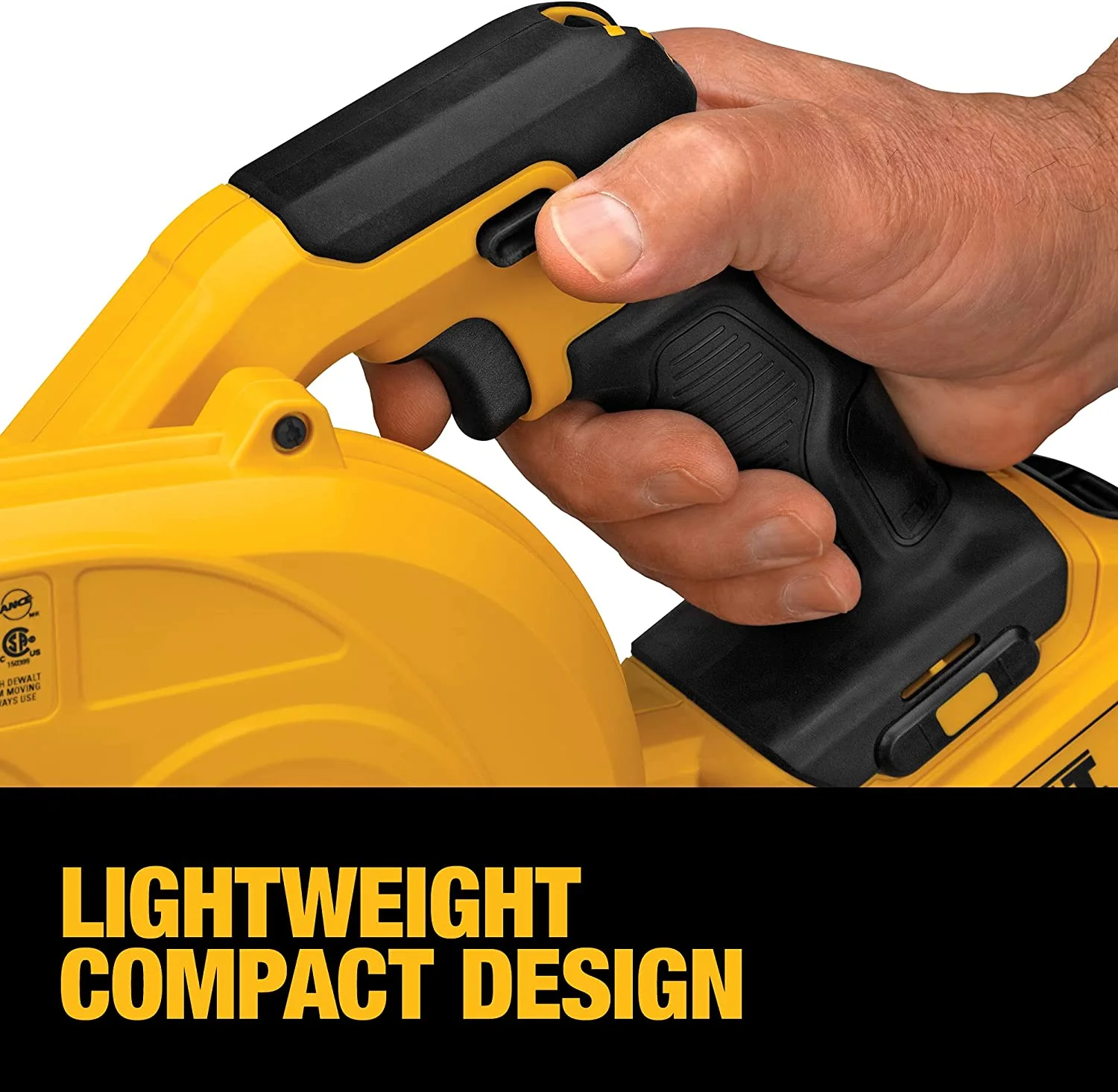 DEWALT DCE100M1, 20V MAX Compact Jobsite Blower Kit - Image 4