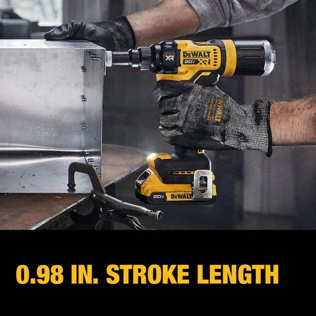 DEWALT DCF403D1, 20V MAX* XR® Brushless Cordless 3/16" Rivet Tool Kit - Image 3