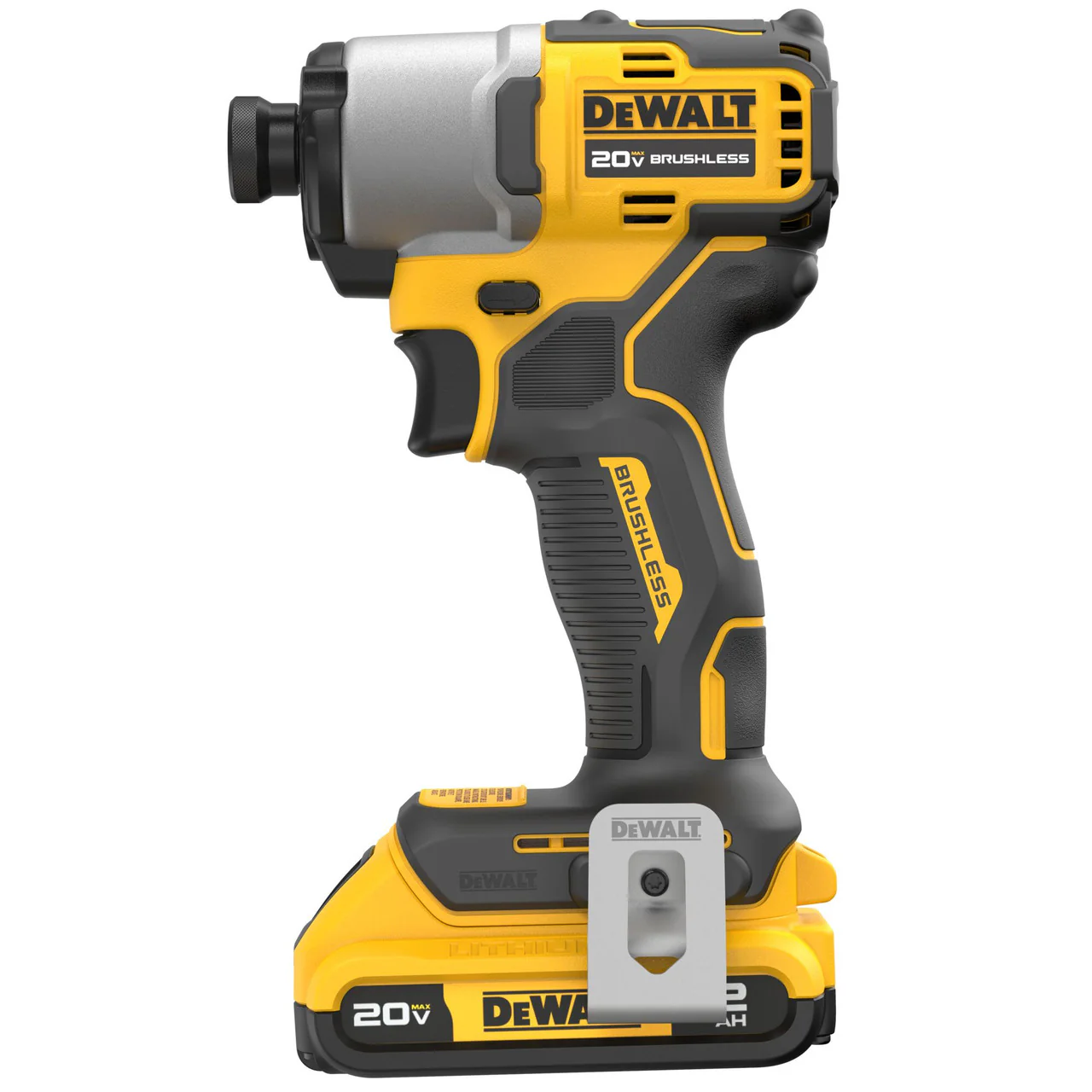 DEWALT DCF840D1, 20V Max Xtreme Cordless Brushless 1/4 In Impact Driver Drill Kit (1) Lit-Ion Battery With Charger - Image 3