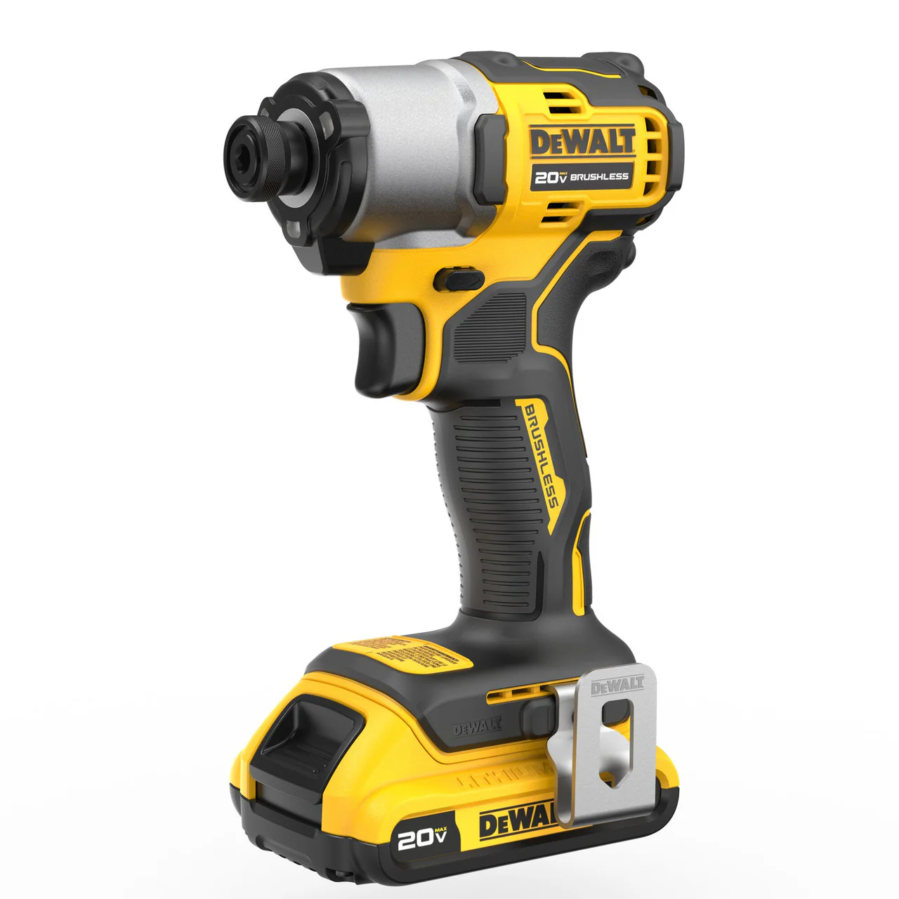 DEWALT DCF840D1, 20V Max Xtreme Cordless Brushless 1/4 In Impact Driver Drill Kit (1) Lit-Ion Battery With Charger - Image 6
