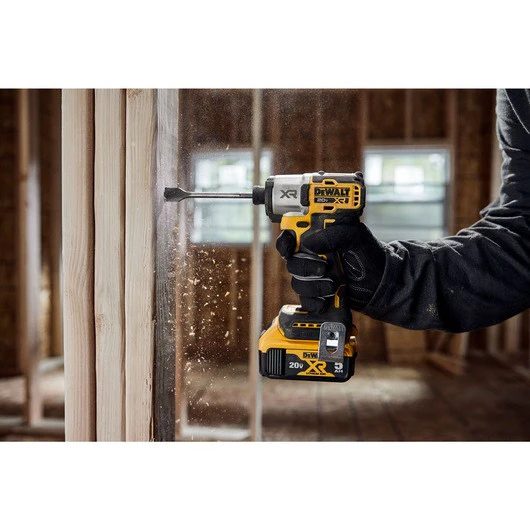 DEWALT DCF845P1, 20V MAX XR 1/4 in. 3-Speed Impact Driver Kit (5.0 Ah) - Image 6