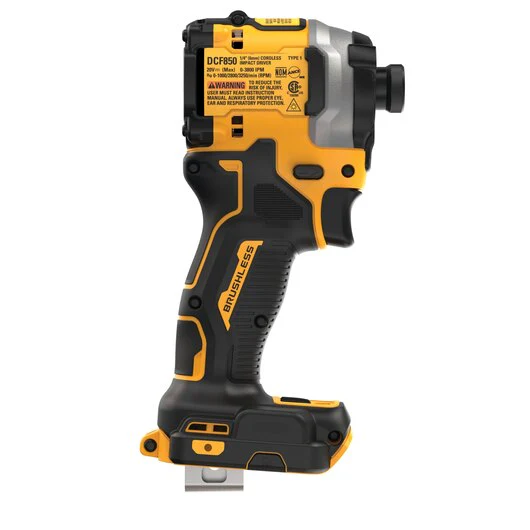 DEWALT DCF850B, Atomic 20V MAX* 1/4 in. Brushless Cordless 3-Speed Impact Driver (Tool Only) - Image 3