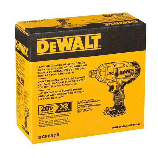 DEWALT DCF897B, 20V MAX XR 3 SPEED 3/4'' HIGH TORQUE IMPACT WRENCH (Tool Only) - Image 2