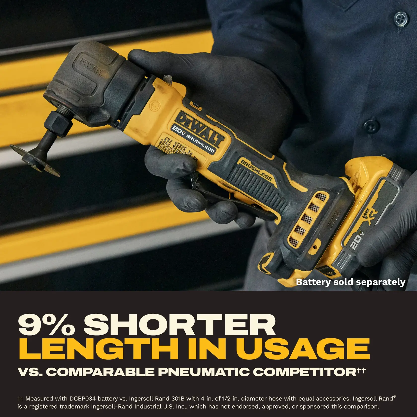 DEWALT DCG422B, 20V MAX* Atomic™ Right Angle Die Grinder (Tool Only) - Image 6