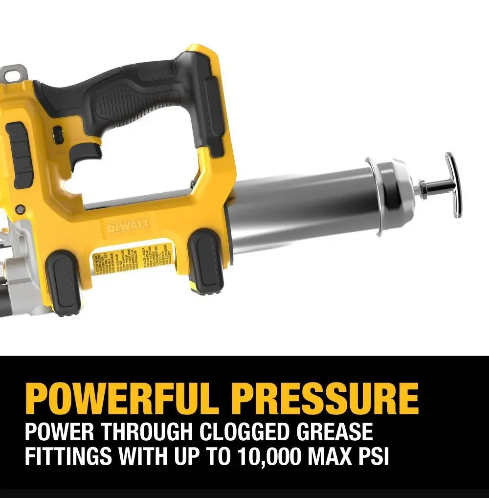 DEWALT DCGG581GD1, 20V MAX Cordless 10,000 PSI Variable 2-Speed Grease Gun Kit - Image 5