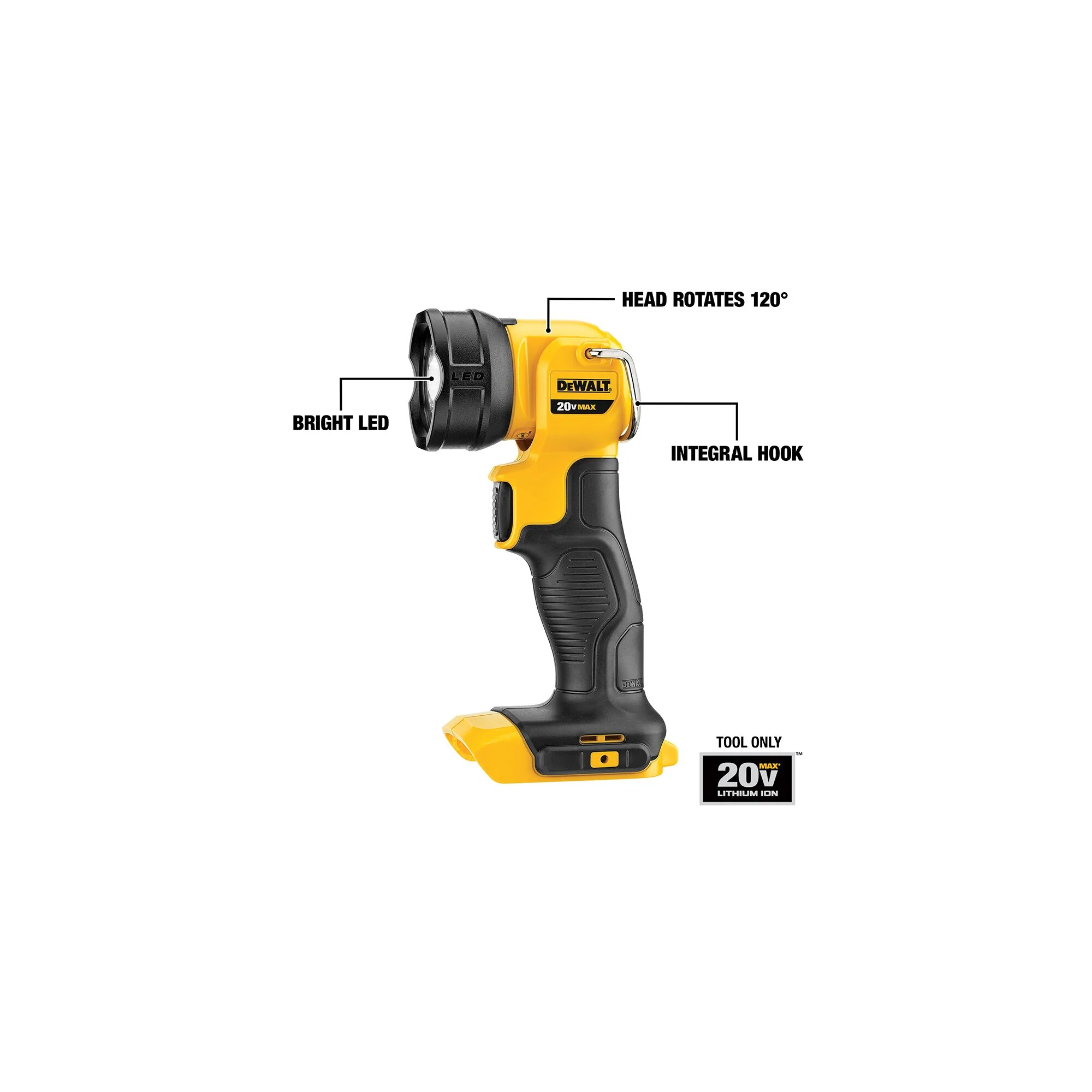 DEWALT DCL040, 20V MAX LED FLASHLIGHT - Image 4