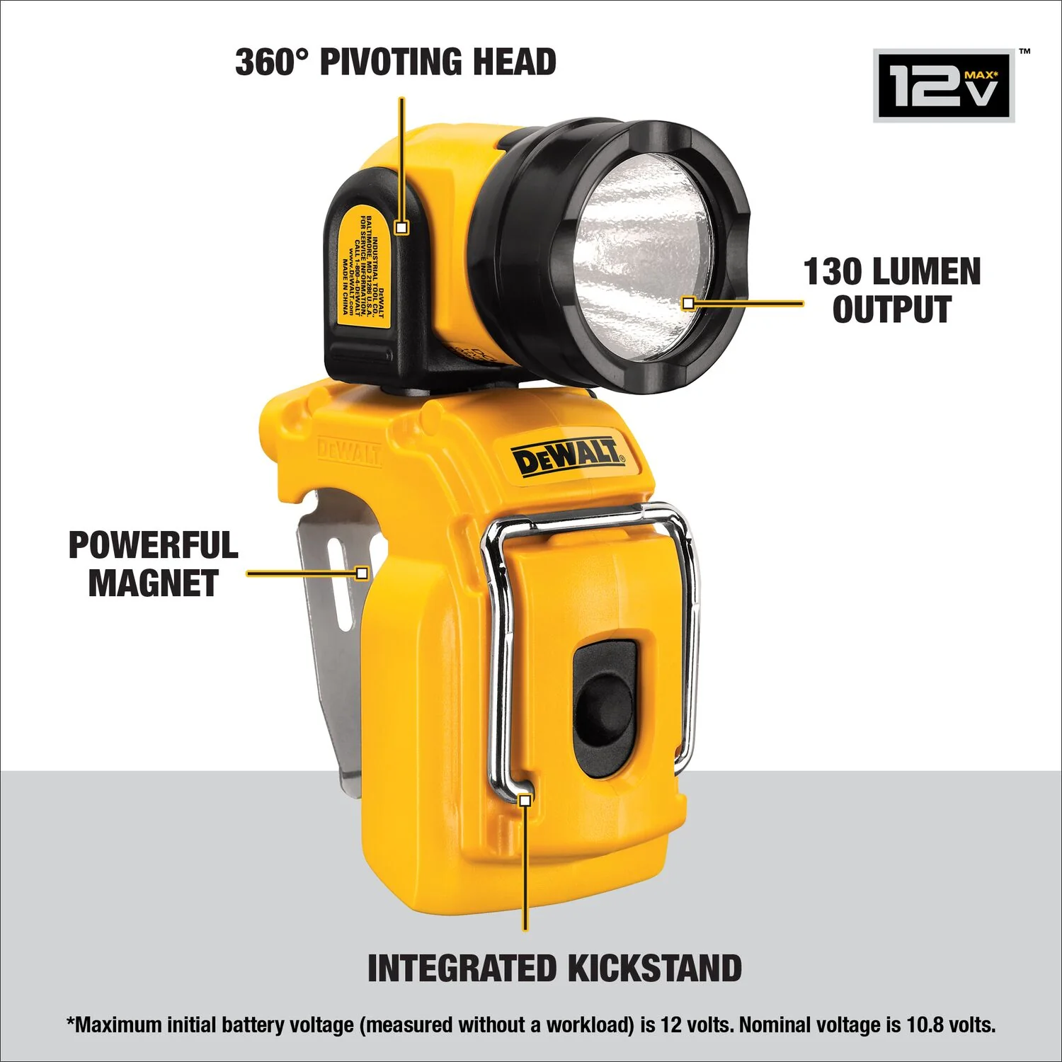 DEWALT DCL510, 12V MAX LED Worklight - Image 4