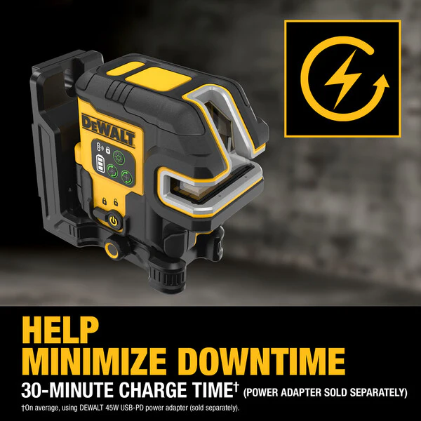 DEWALT DCLE14251GB, Rechargeable 5 Spot Combo Laser - Image 5