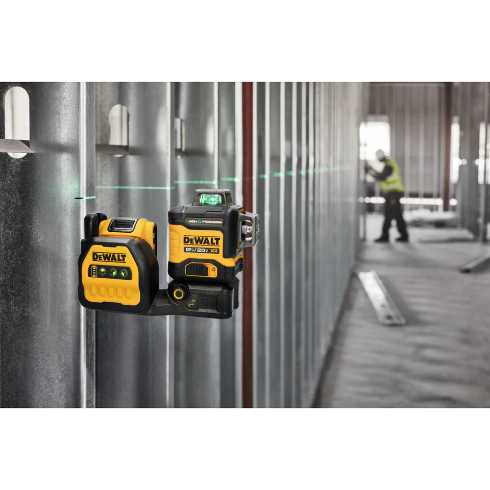 DEWALT DCLE34033D1, 20V Max XR 3 X 360° High Precision Green Laser - Image 13
