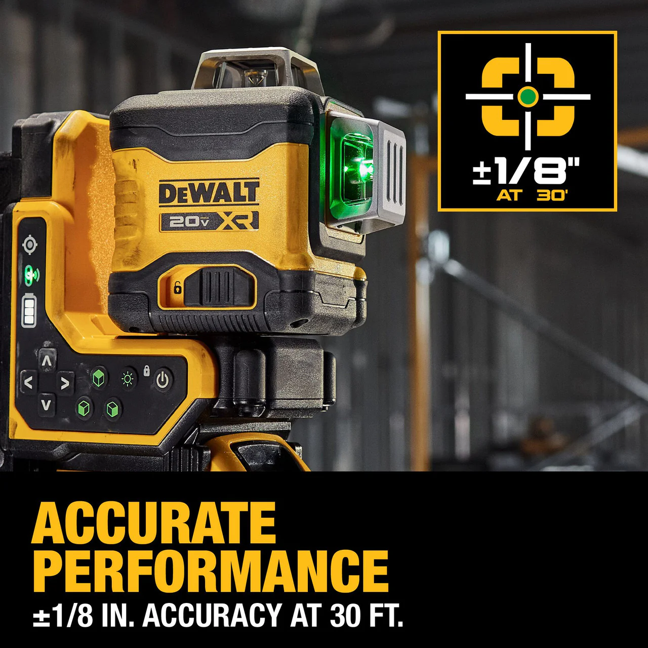 DEWALT DCLE34035D1, 20V Remote Control 3X360 Green Laser - Image 9