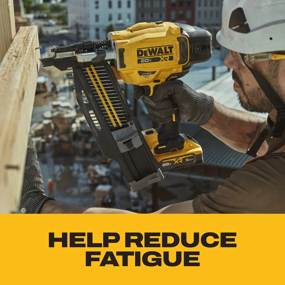 DEWALT DCN910B, 20V MAX XR Brushless 21 Degree Plastic Collated Duplex Nailer (Tool Only) - Image 4