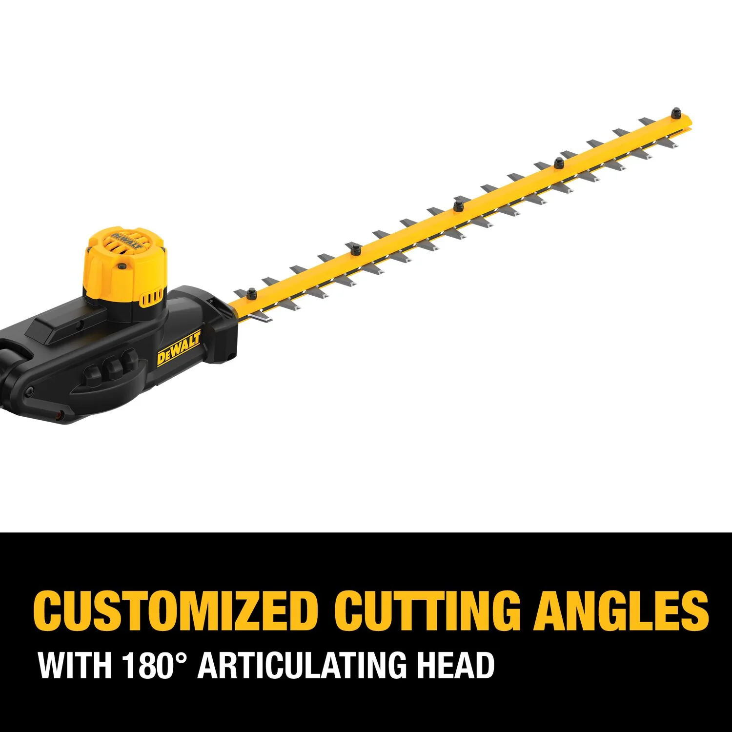 DEWALT DCPH820BH, Pole Hedge Trimmer Head with 20 MAX Compatibility - Image 4