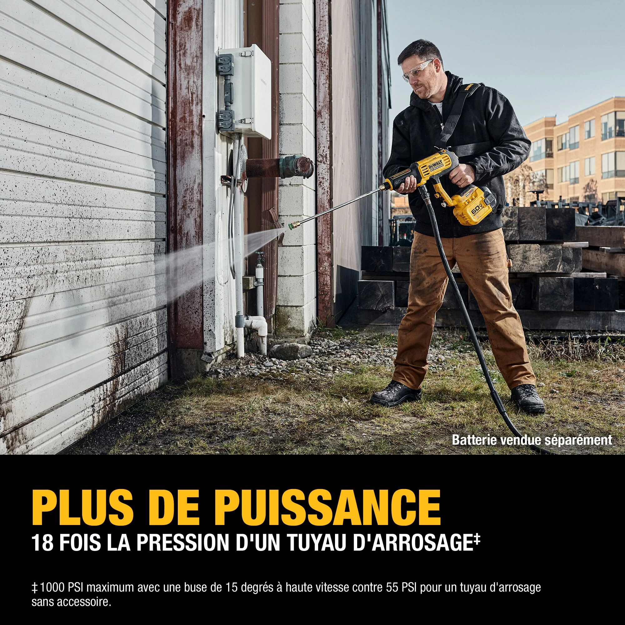 DEWALT DCPW1000B, 60V 1000 Psi Power Cleaner Bar (Tool Only) - Image 3