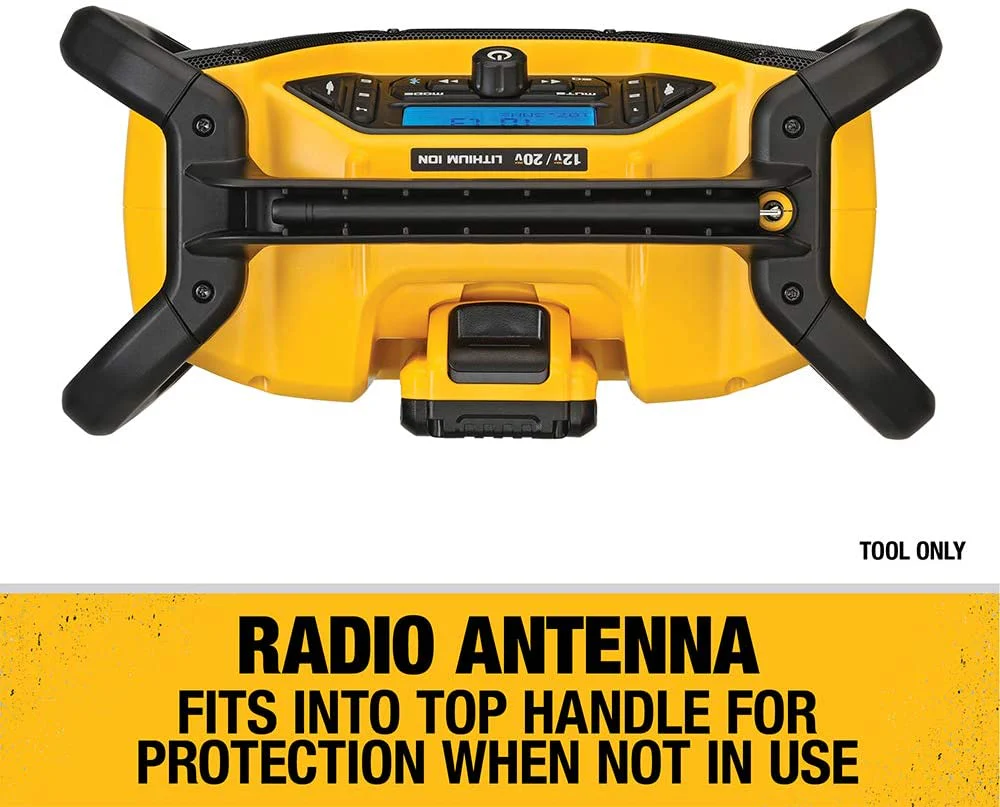 DEWALT DCR028B, 12V/20V MAX Jobsite Bluetooth Radio - Image 4