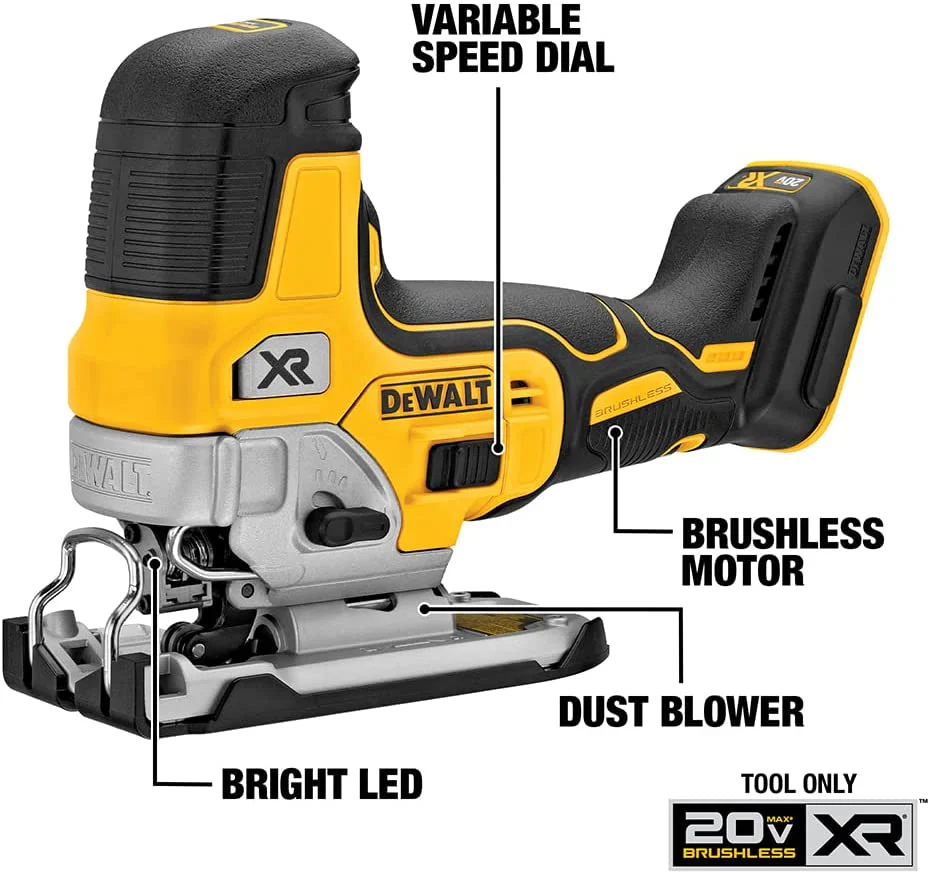 DEWALT DCS335B, 20V MAX XR BARREL-GRIP JIG SAW (Tool Only) - Image 5