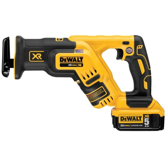 DEWALT DCS367P1, 20V MAX XR Brushless Compact Reciprocating Saw Kit (5.0 Ah) - Image 5