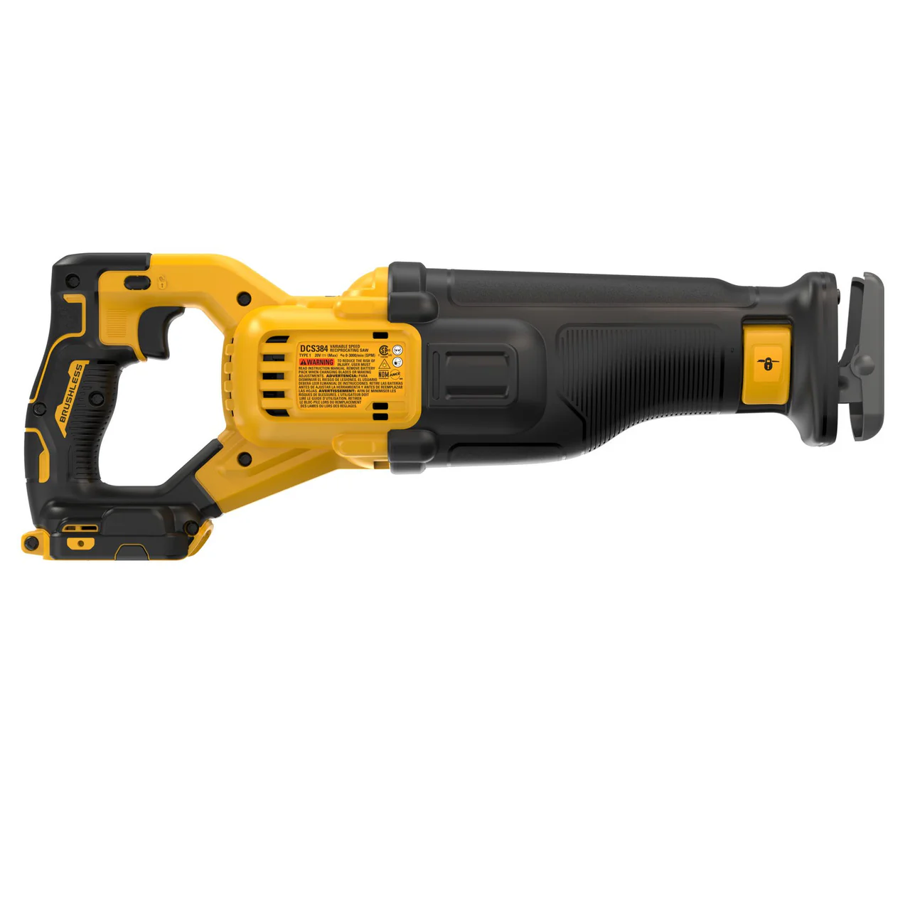 DEWALT DCS384B, 20V MAX* XR® BRUSHLESS CORDLESS RECIPROCATING SAW (TOOL ONLY) - Image 8