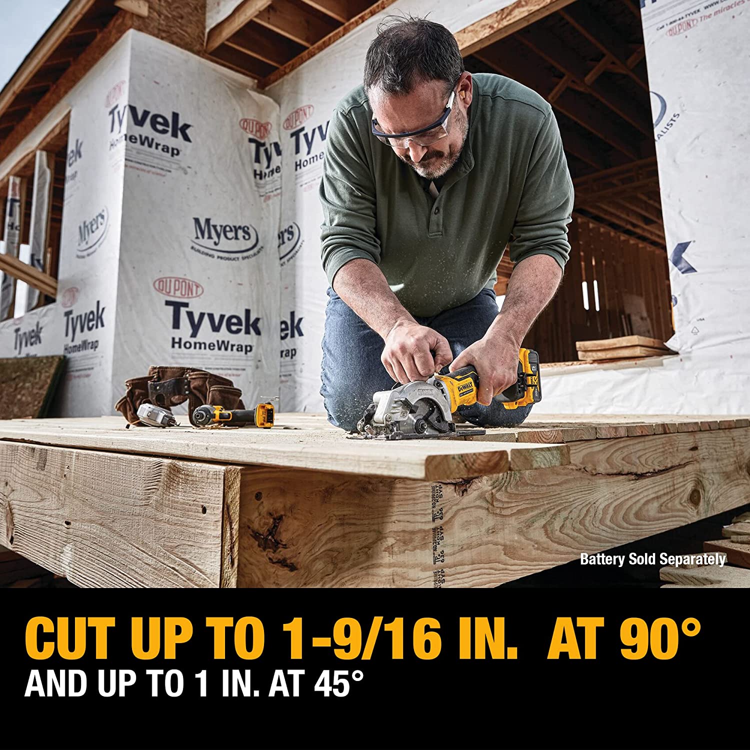 DEWALT DCS571B, ATOMIC 20V MAX BRUSHLESS 4-1/2'' Circular Saw (Tool Only) - Image 4