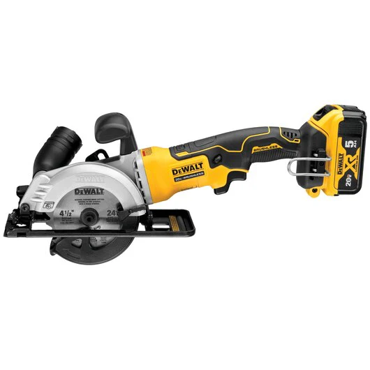DEWALT DCS571P1, ATOMIC 20V MAX Brushless 4-1/2'' Circular Saw Kit - Image 7