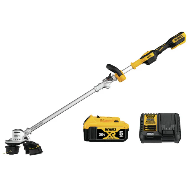 DEWALT DCST922P1, 20V MAX Cordless Brushless 14" Folding String Trimmer Kit (5.0 Ah) - Image 5