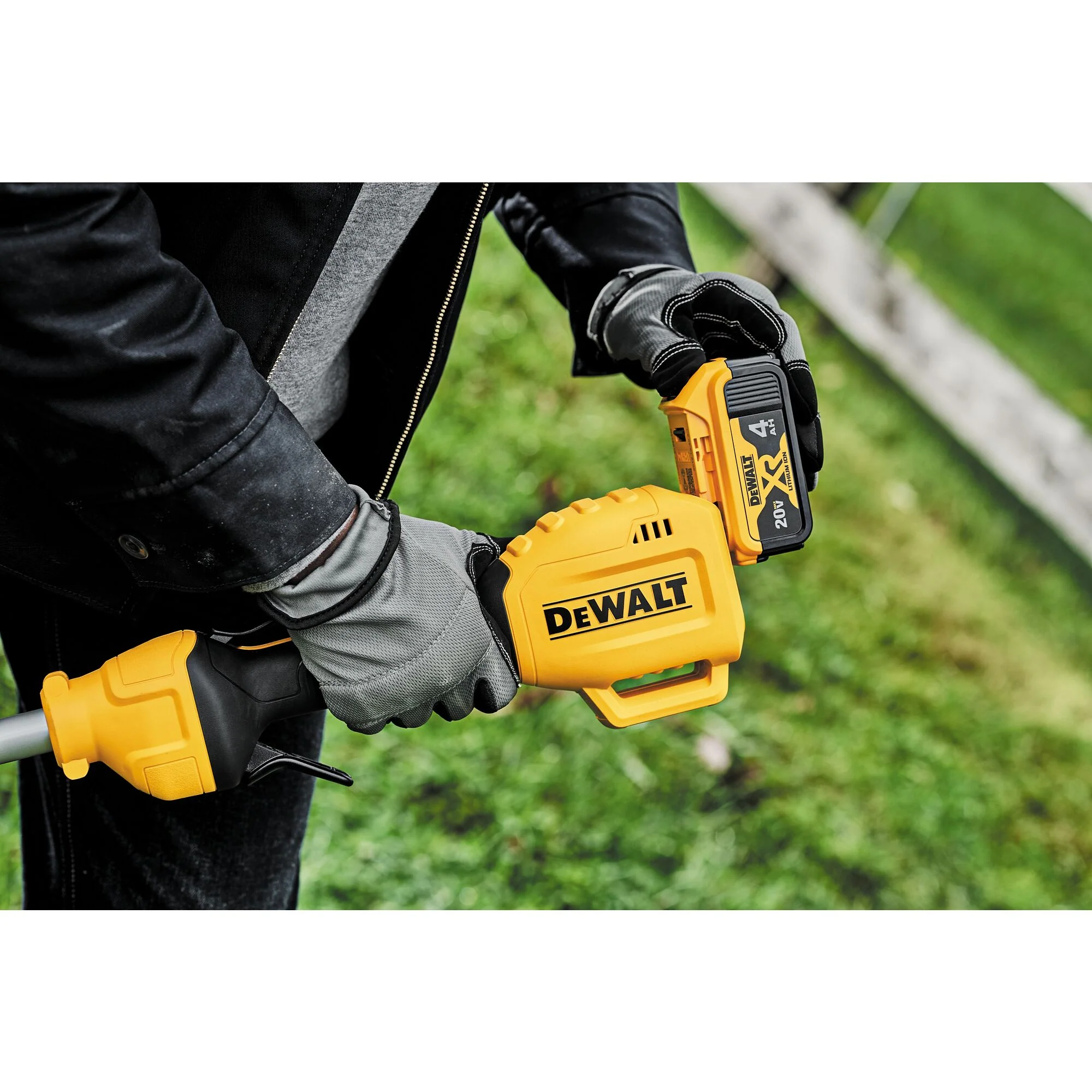 DEWALT DCST925M1, 20V MAX Brushed String Trimmer Kit (4.0 Ah) - Image 3