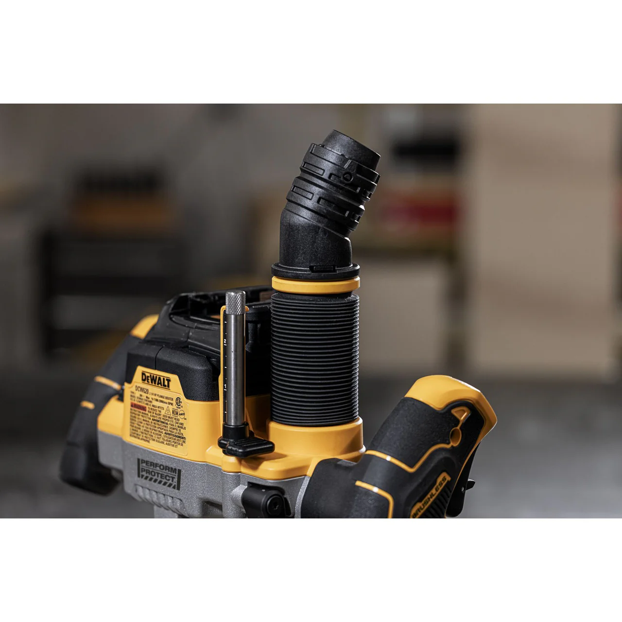 DEWALT DCW620B, 20V MAX XR 2-1/4in Peak HP Plunge Router (Bare Tool) - Image 11