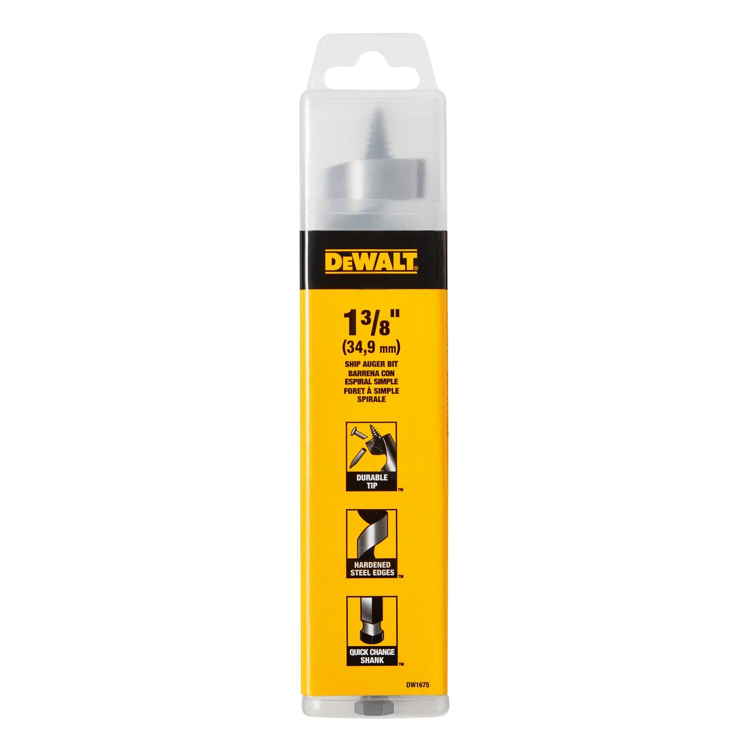 DEWALT DW1688, 1-1/16''X 17'' Ship Auger Bit - Image 3