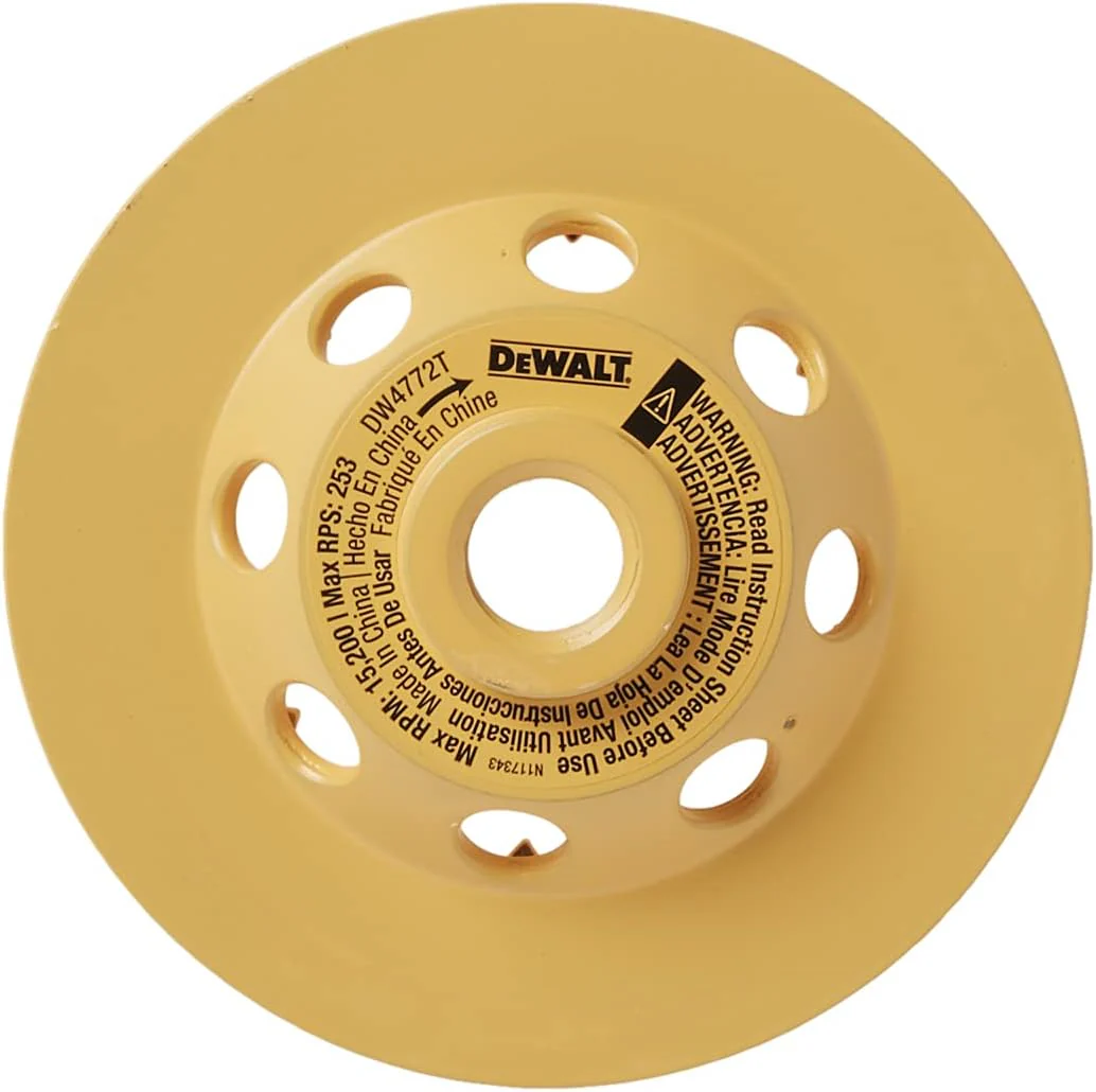 DEWALT DW4772T, 4" XP Turbo Diamond Cup Wheel - Image 2