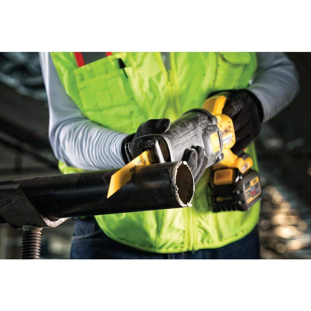 DEWALT DW4803B, 9'' 6 TPI Taper Back Bi-Metal Reciprocating Blade for General Purpose Wood Cutting (sold/ea) - Image 3