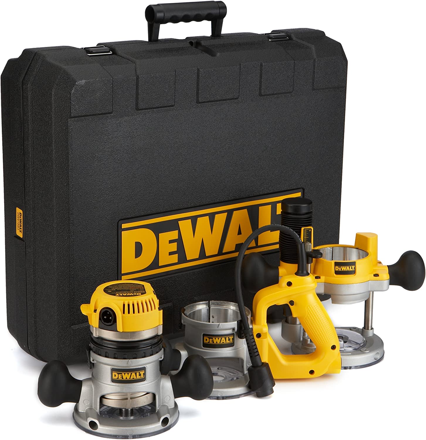 DEWALT DW618B3, 2-1/4 HP Three Base Router Kit - Image 2