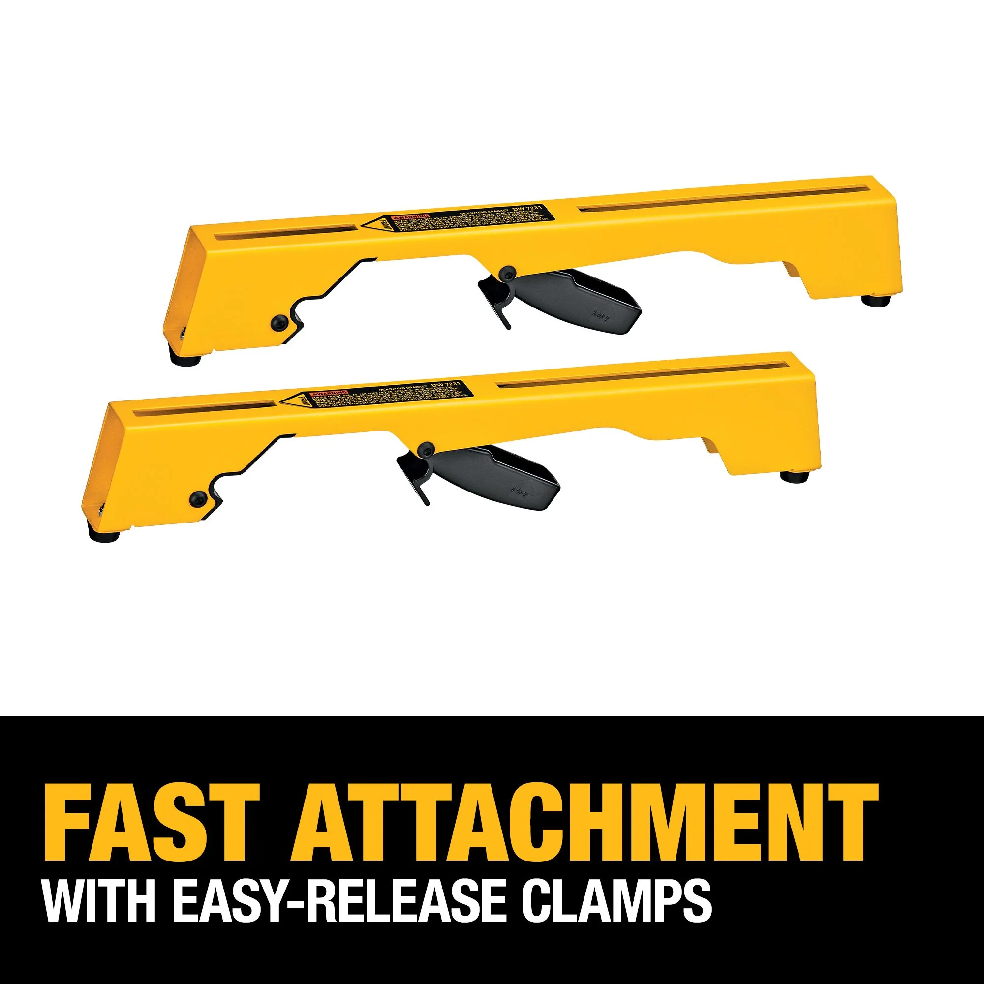 DEWALT DW7231, Miter Saw Workstation Tool Mounting Brackets - Image 3