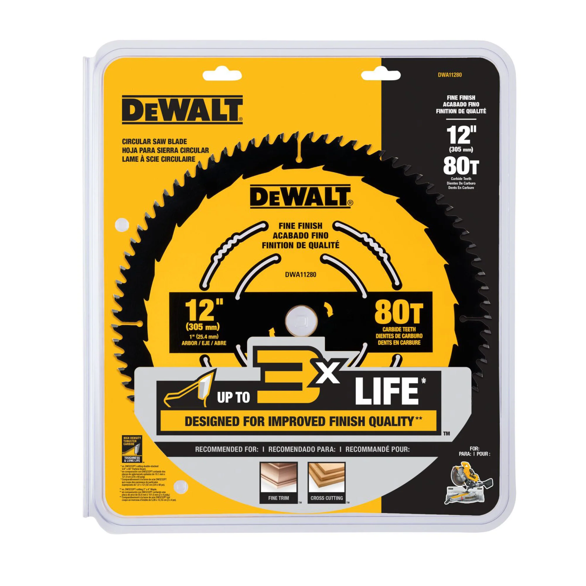 DEWALT DWA11280, Dewalt 12 In 80t Saw Blade - Image 2