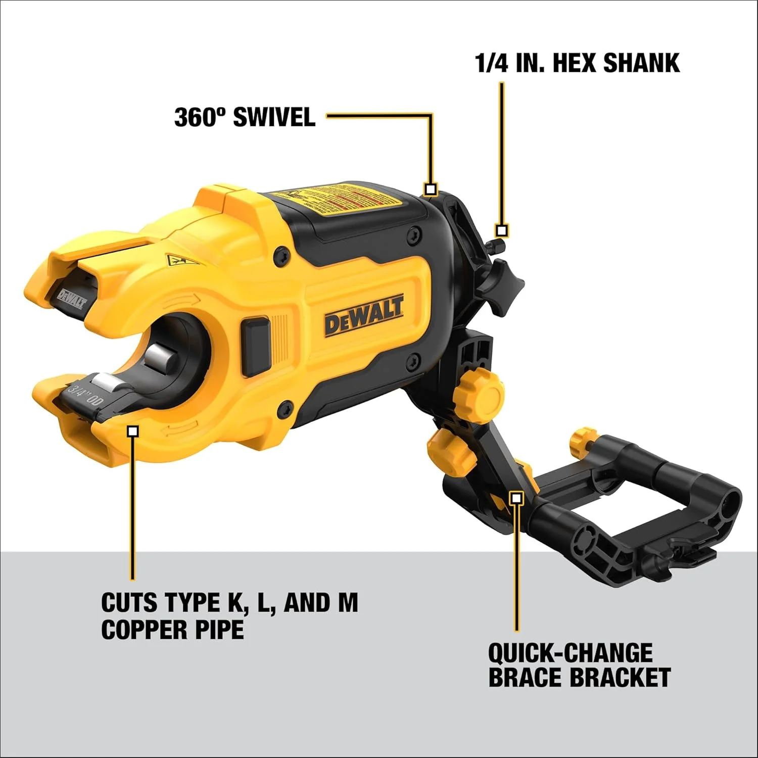 DEWALT DWACPRIR, Impact Ready Copper Tubing Cutter - Image 3
