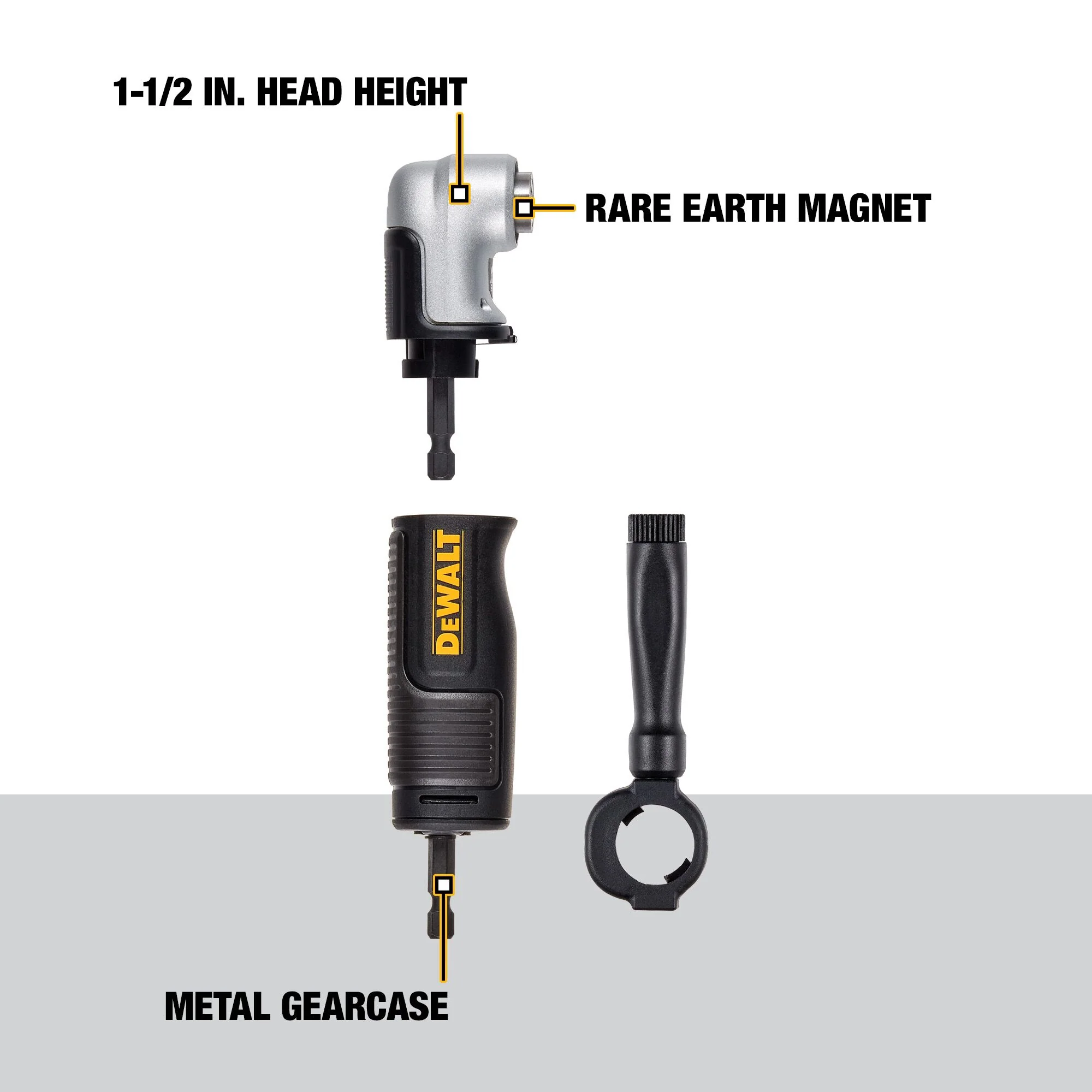 DEWALT DWAMRAFT, FLEXTORQ 4-IN-1 Modular Right-Angle System - Image 4