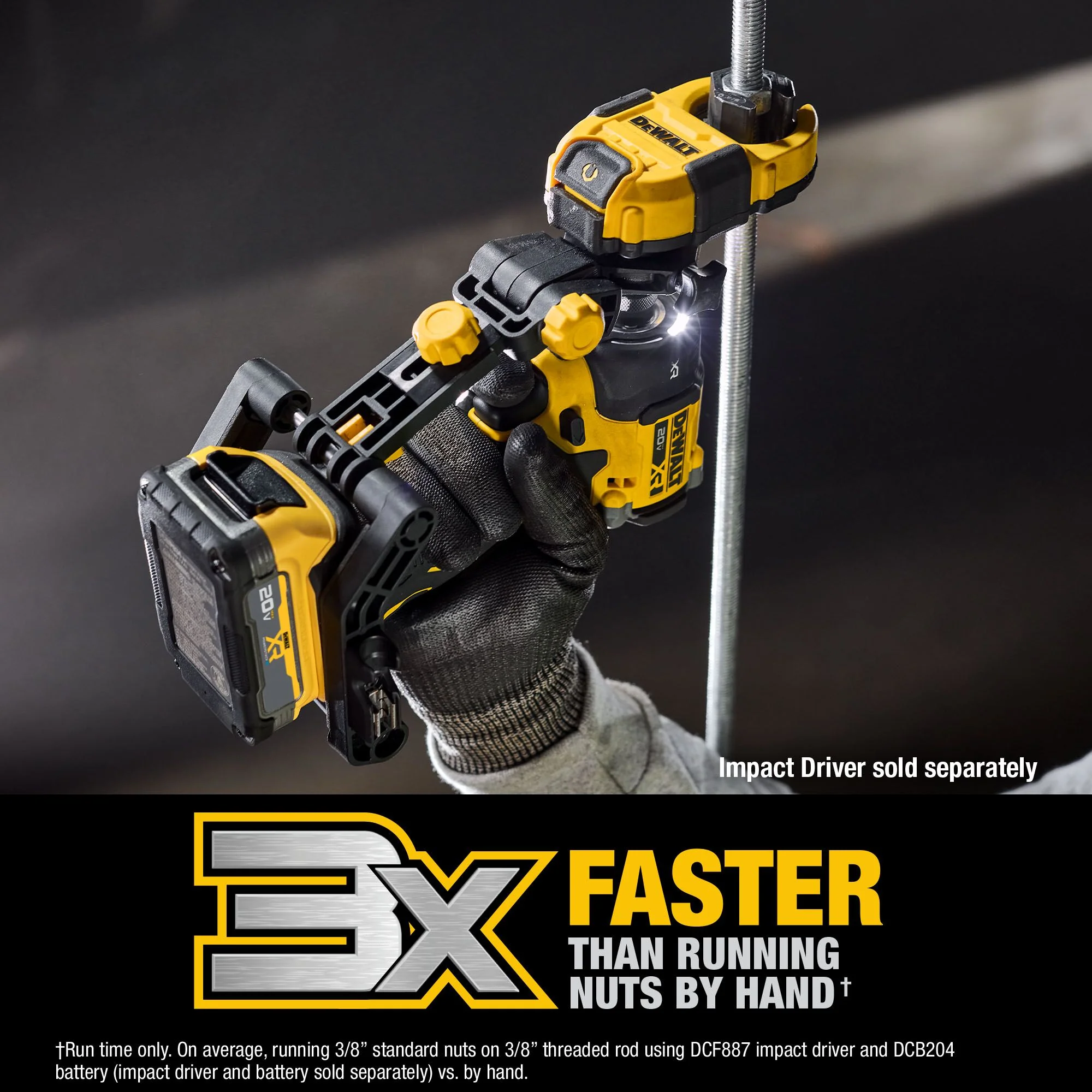 DEWALT DWANRRIR, SHELL Impact Connect Nut Runner Attachment - Image 5
