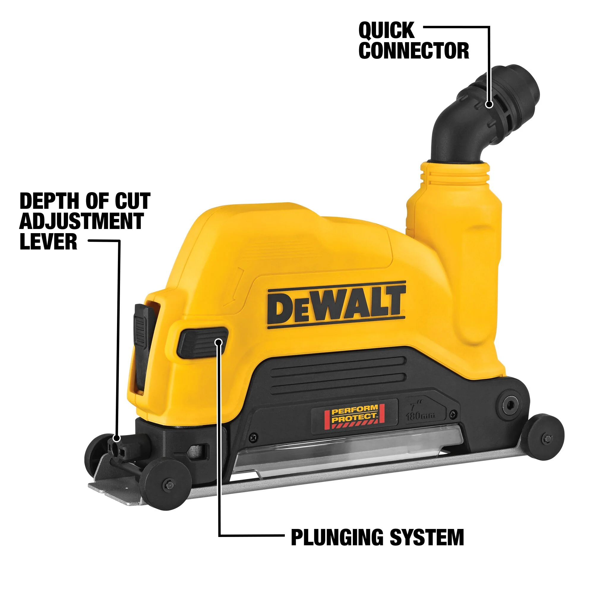 DEWALT DWE46127, 7'' (180MM) GRINDER CUTTING DUST SHROUD - Image 4