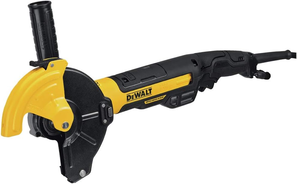 DEWALT DWE46266N,  5 in. / 6 in. Brushless Small Angle Grinder, Rat Tail, with Adjustable Cut-Off Guard, Kickback Brake, No Lock - Image 2