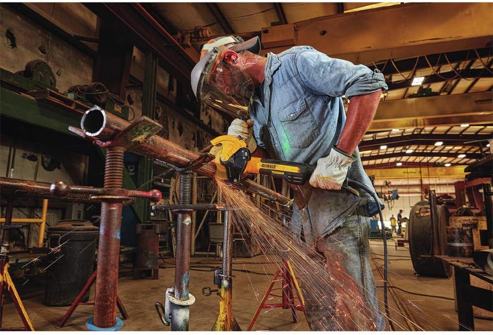 DEWALT DWE46266N,  5 in. / 6 in. Brushless Small Angle Grinder, Rat Tail, with Adjustable Cut-Off Guard, Kickback Brake, No Lock - Image 5