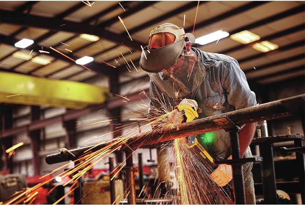 DEWALT DWE46266N,  5 in. / 6 in. Brushless Small Angle Grinder, Rat Tail, with Adjustable Cut-Off Guard, Kickback Brake, No Lock - Image 6
