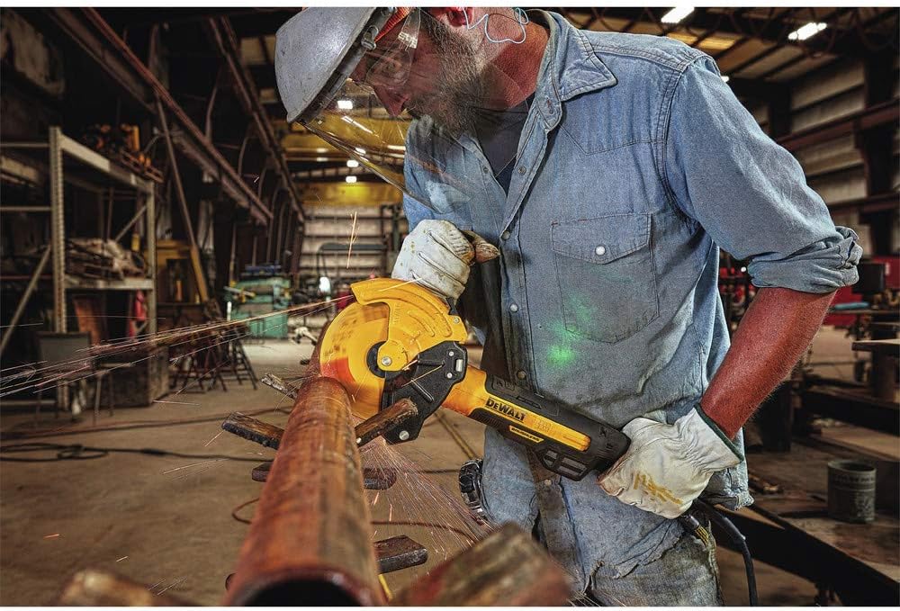 DEWALT DWE46266N,  5 in. / 6 in. Brushless Small Angle Grinder, Rat Tail, with Adjustable Cut-Off Guard, Kickback Brake, No Lock - Image 8
