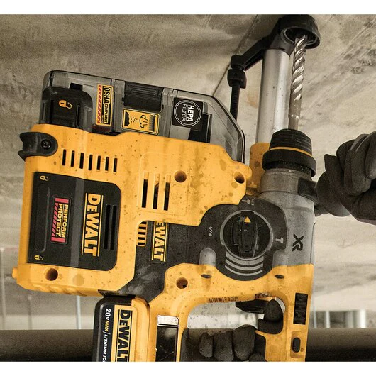 DEWALT DWH303DH, Onboard Dust Extractor for 1'' SDS Plus Hammers - Image 2