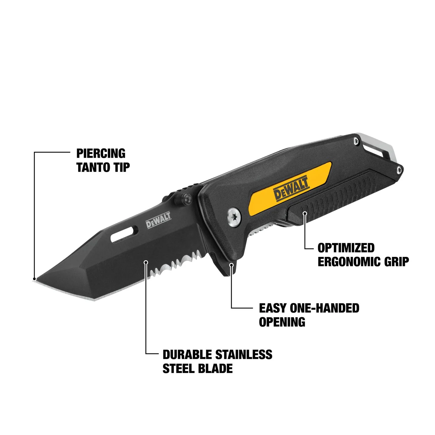 DEWALT DWHT10910,  Ball-bearing Assist Pocket Knife - Image 3