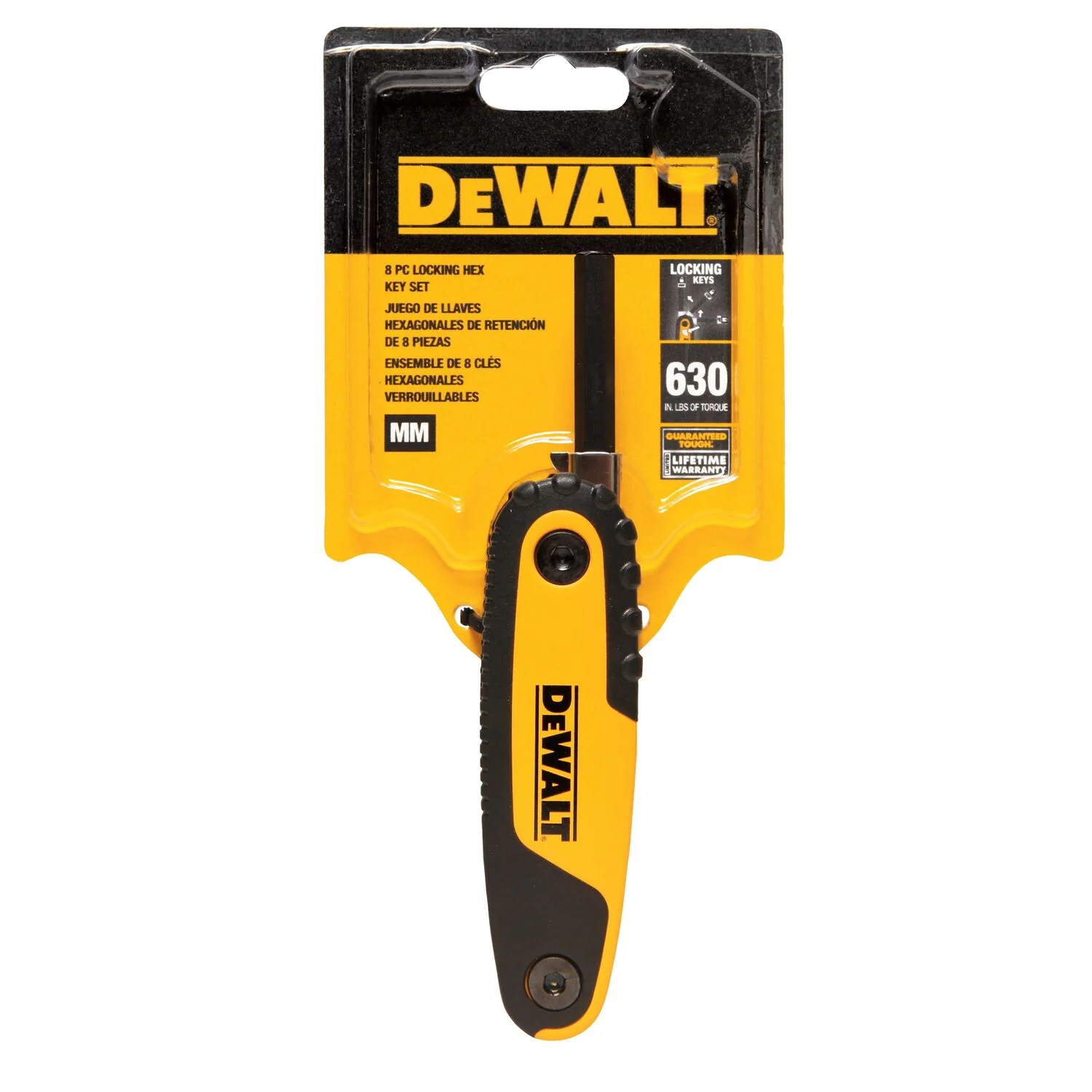 DEWALT DWHT70263M, Folding Locking Hex Key Set (Metric) - Image 3