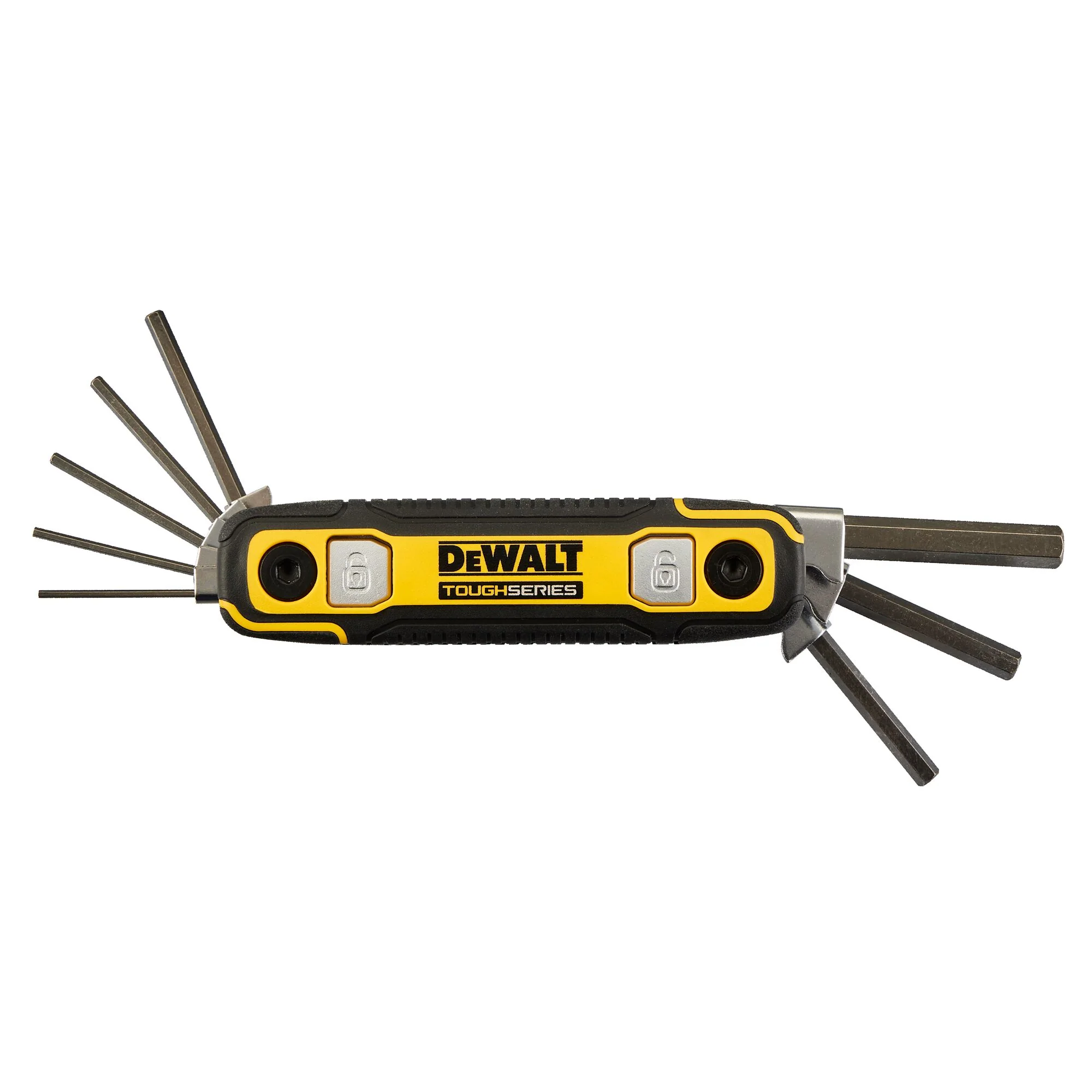DEWALT DWHT70267, Folding Locking Hex Key Set (METRIC)