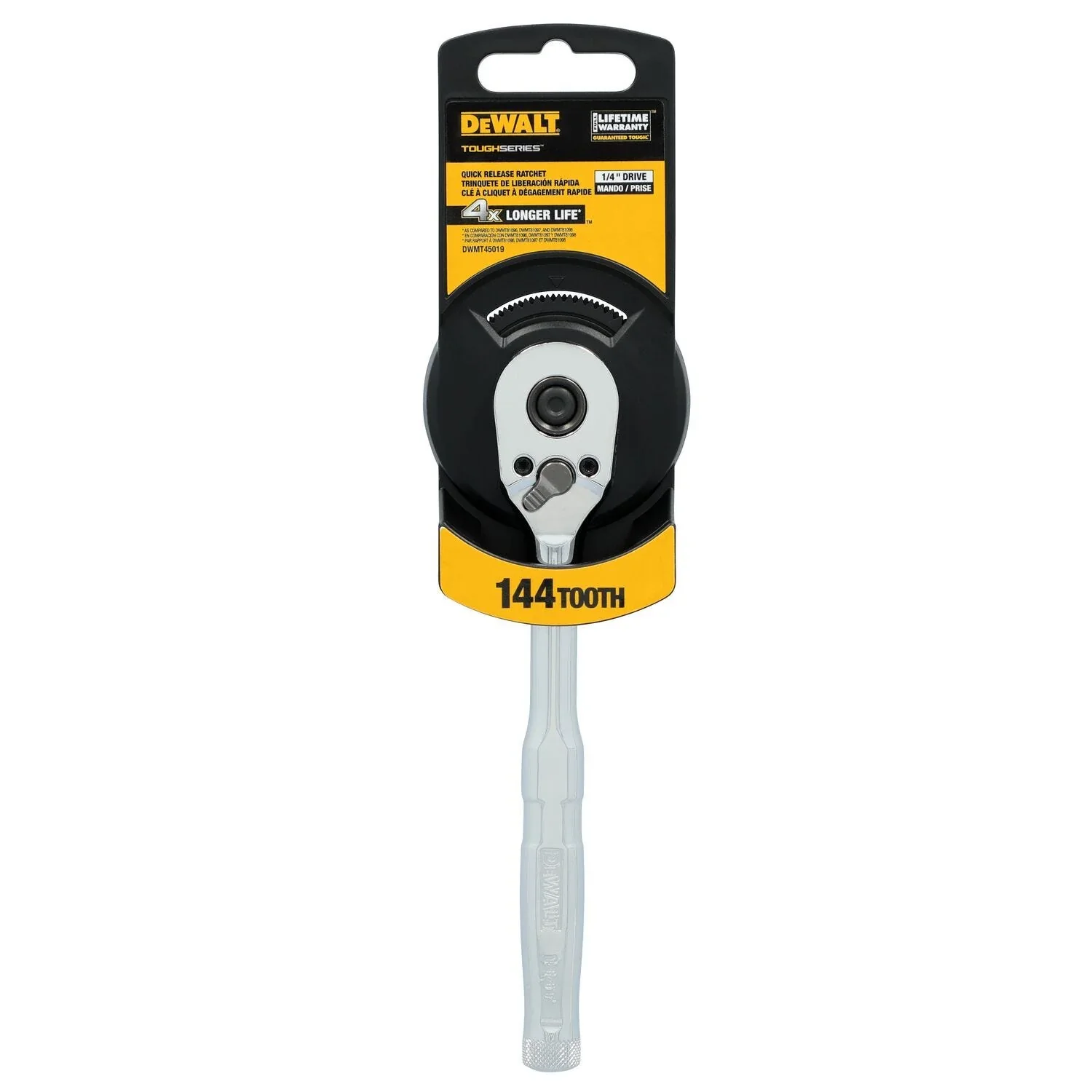 DEWALT DWMT45019, TOUGHSERIES 144 Tooth, 1/4 In Drive Quick Release Ratchet - Image 5