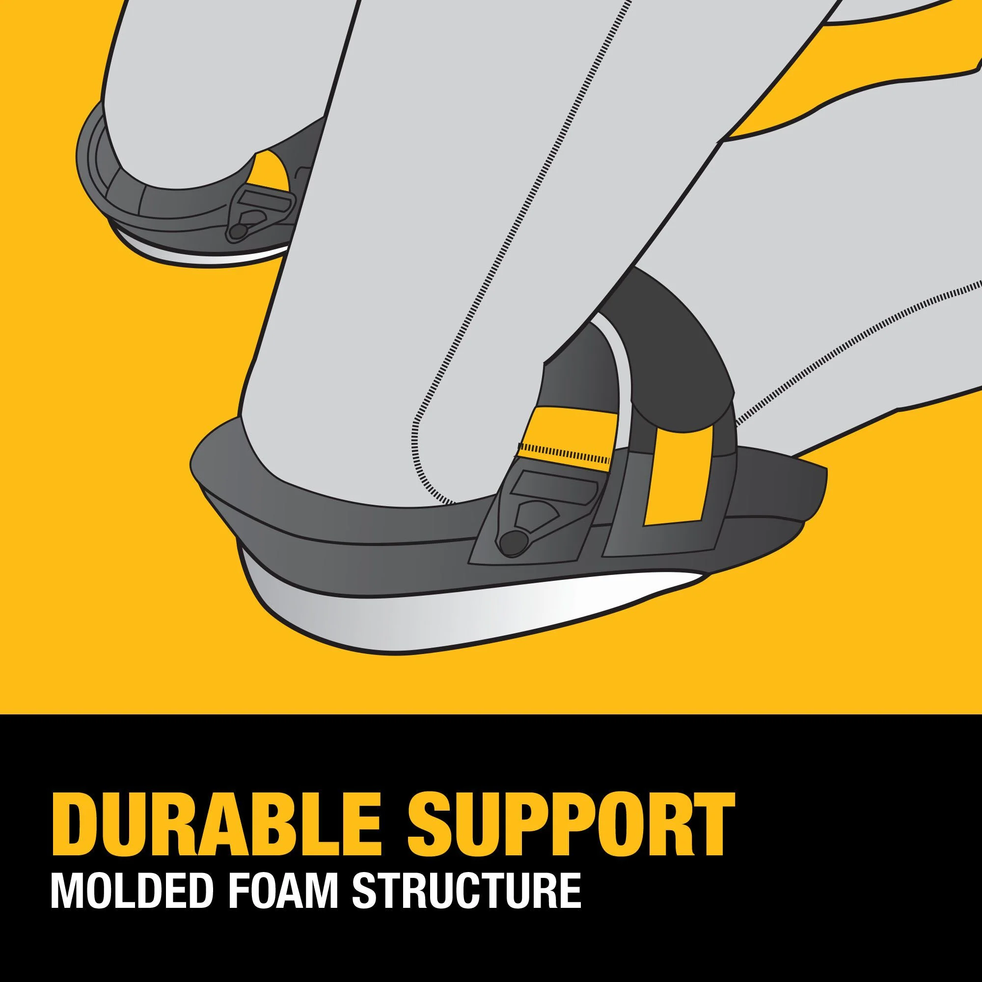 DEWALT DWST590015, Non-Marring Knee Pads With Gel - Image 5