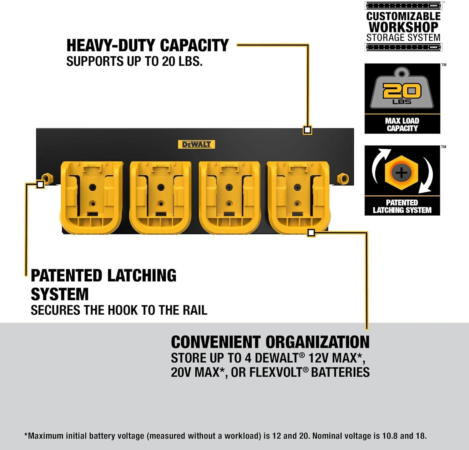 DEWALT DWST82819, BATTERY MOUNT RAIL - Image 8