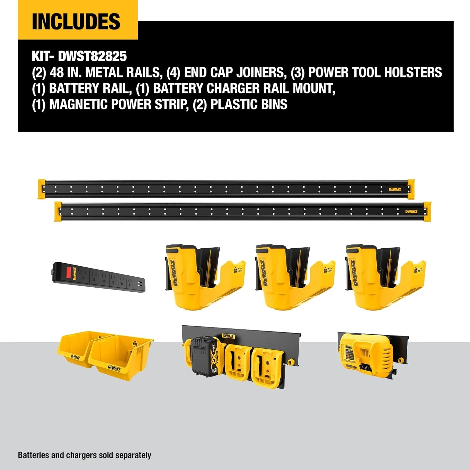 DEWALT DWST82825, POWER TOOL STORAGE KIT - Image 4