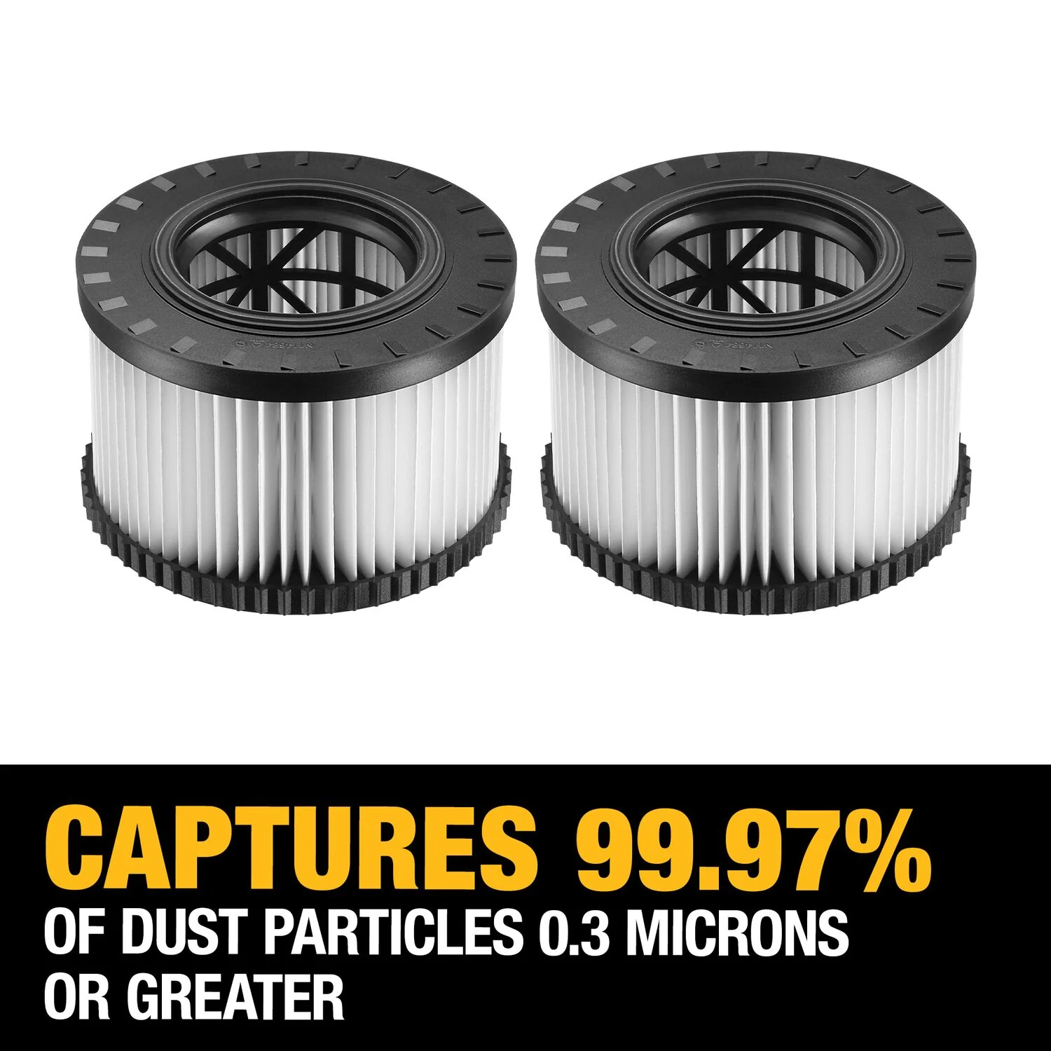 DEWALT DWV9330, Hepa Filters for DWV012 (2 Pack) - Image 3